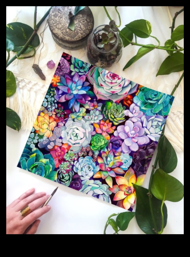 Krāsu audekls: stilīga dārza māksla katram gadalaikam