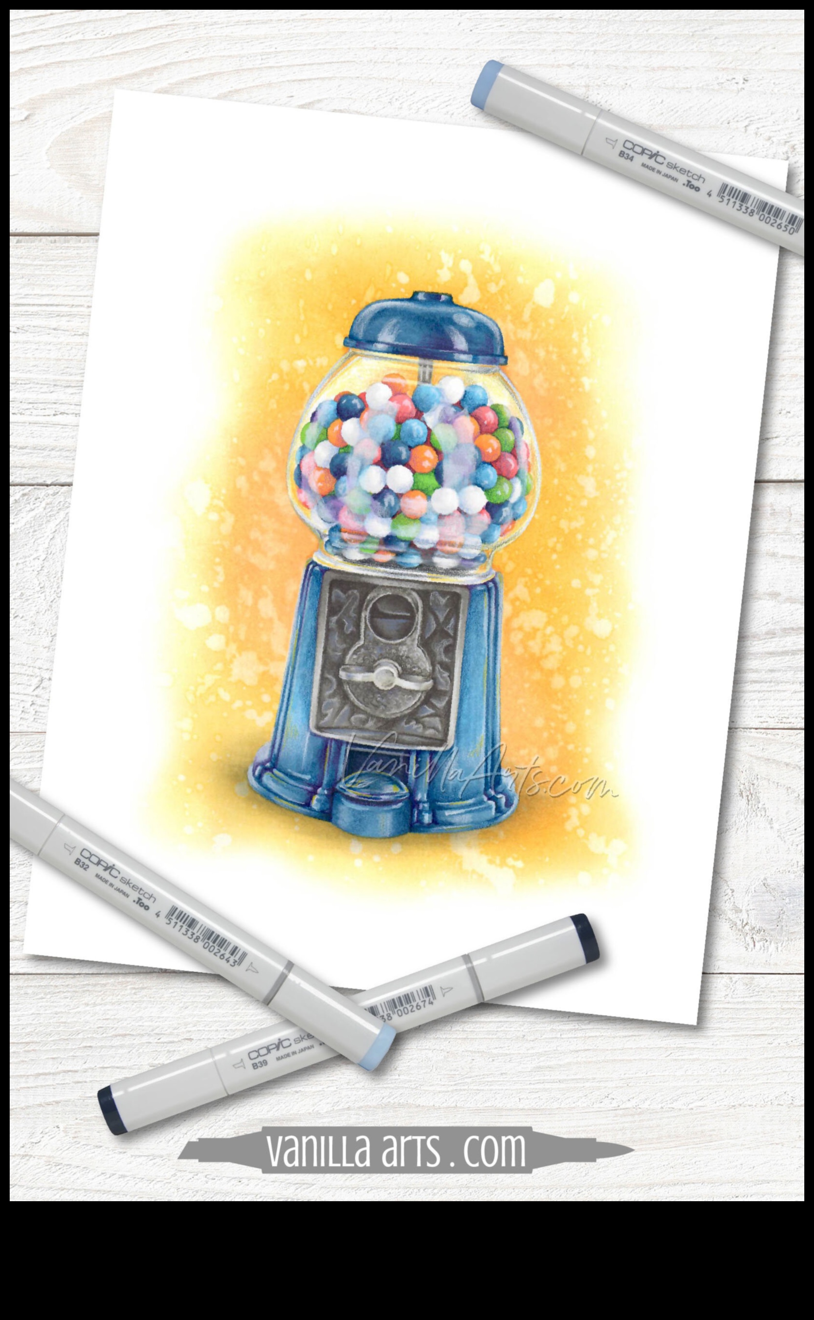 Apgaismojums ar tinti: izstaro starojošu dizainu