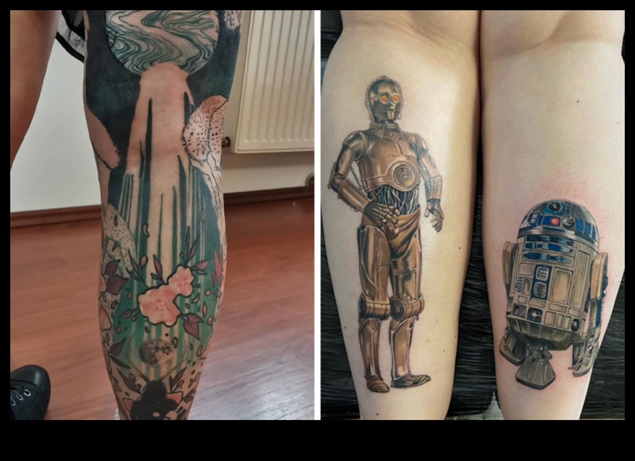 Leģendas ar tinti: meistarība atklāta jūsu apakšējās ekstremitātēs