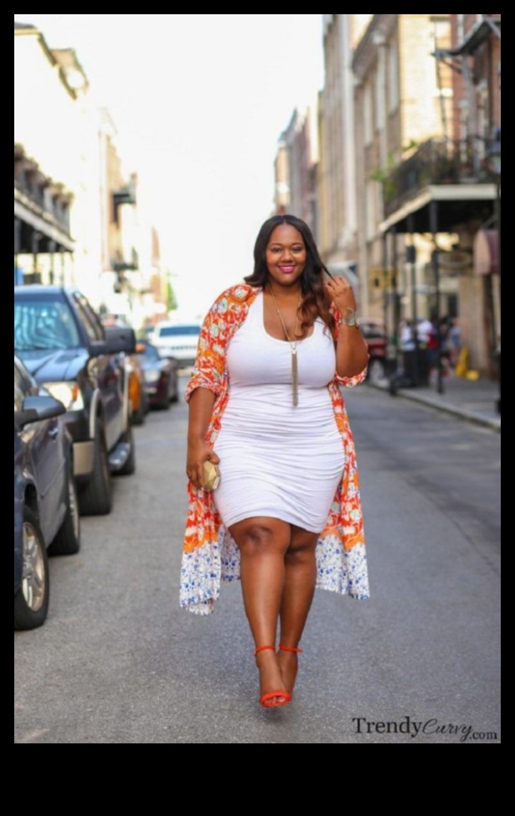 Izliekts šiks: lielizmēra tērpi pašpārliecinātiem modes cienītājiem