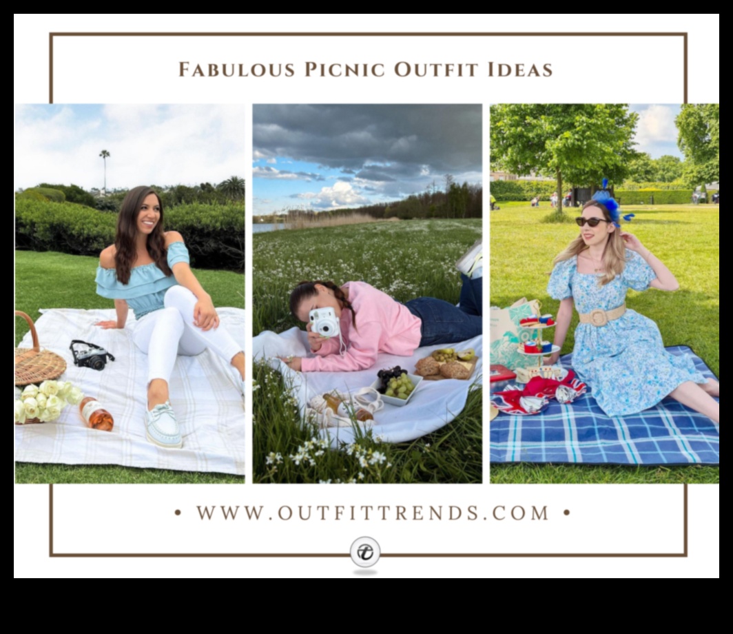 Piknika šiks: mierīgi vasaras tērpi elegancei brīvā dabā