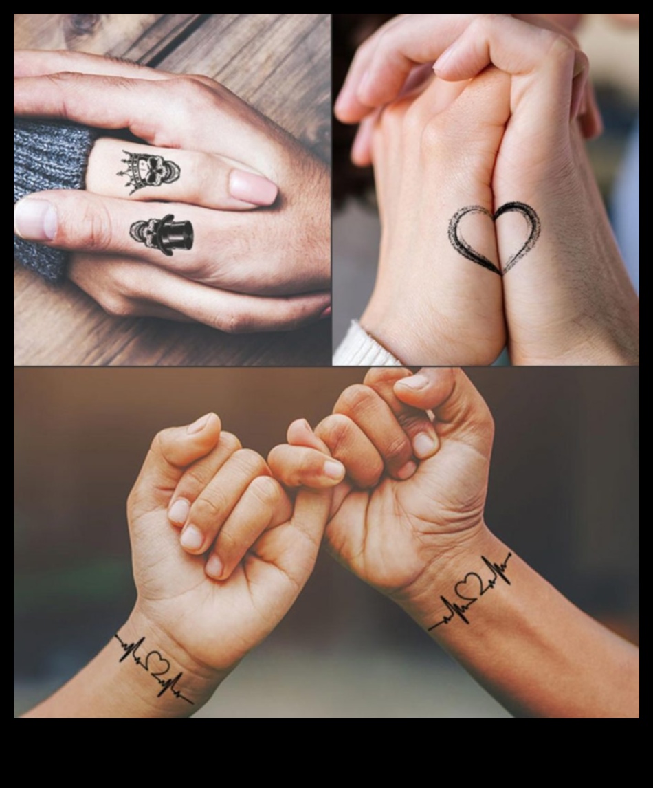 Forever Linked: Simboliski pāra tetovējumi partneriem