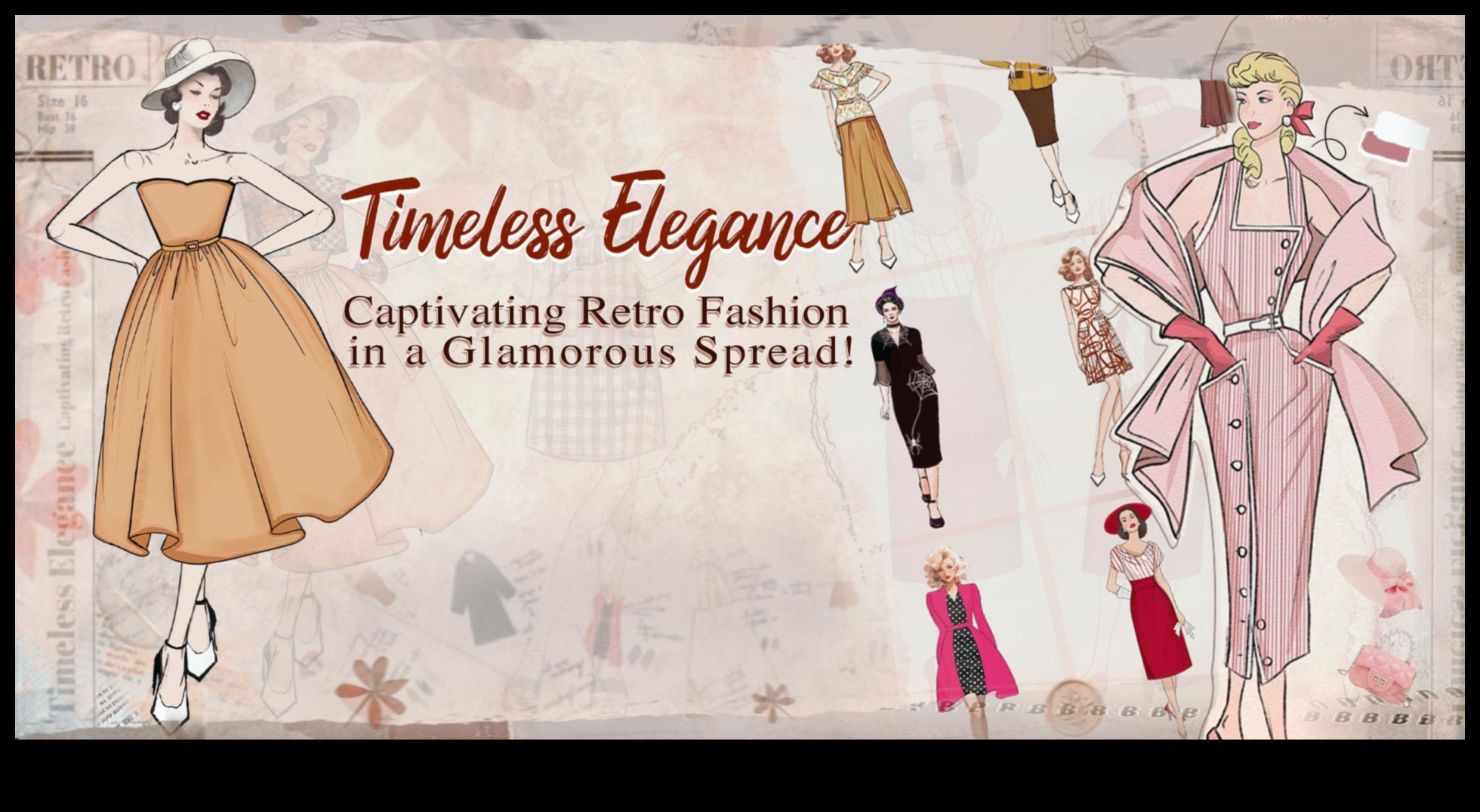 Vecās skolas izsmalcinātība: retro tērpi mūsdienīgai elegancei