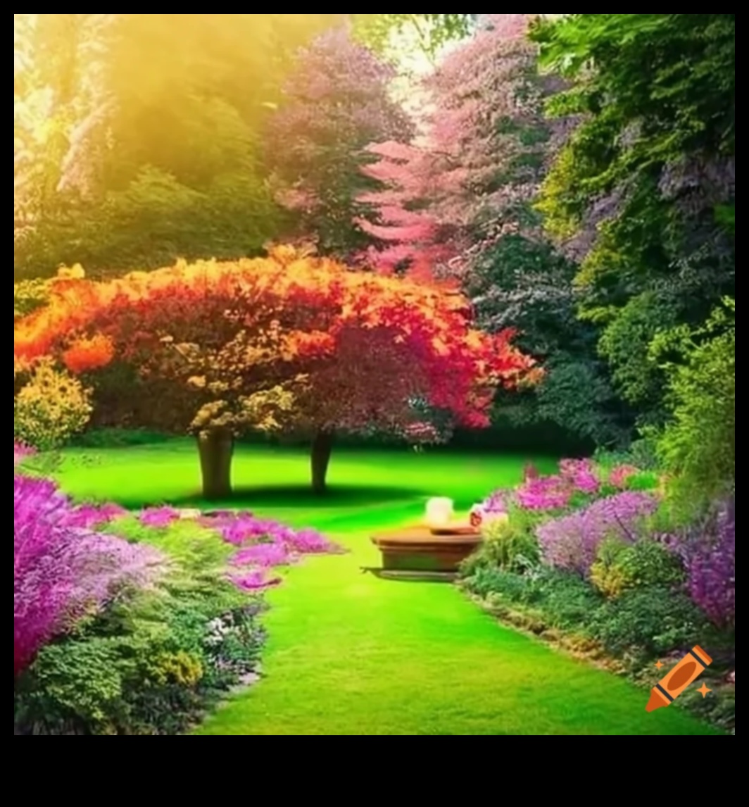 Elpu aizraujoši foni: dārza dizaina krāšņums