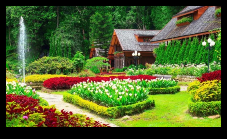 Elpu aizraujoši foni: dārza dizaina krāšņums