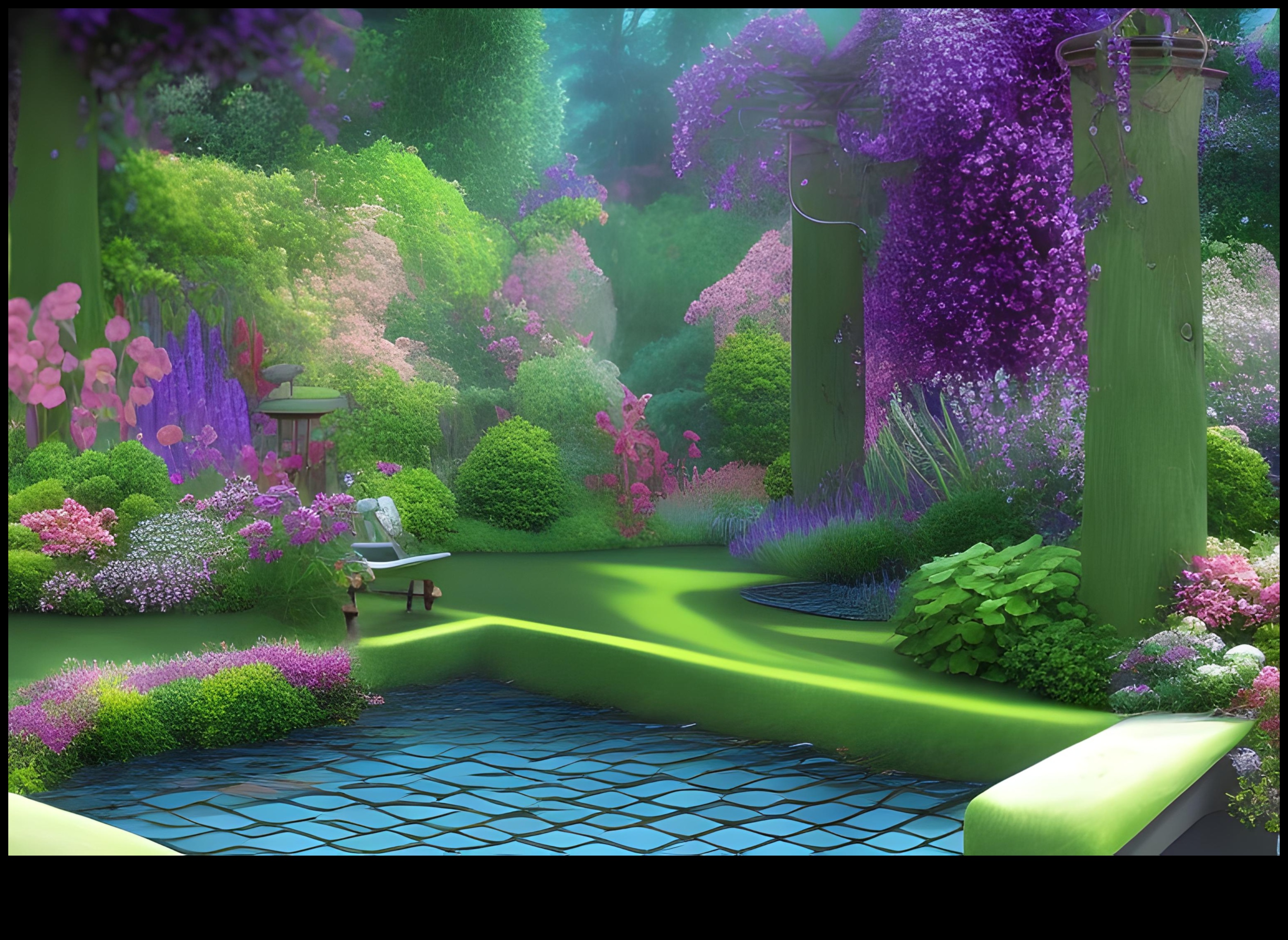 Elpu aizraujoši foni: dārza dizaina krāšņums