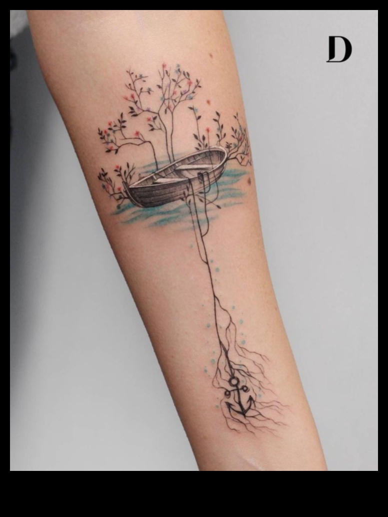 Tintes čuksti: smalks un elegants tetovējumu dizains