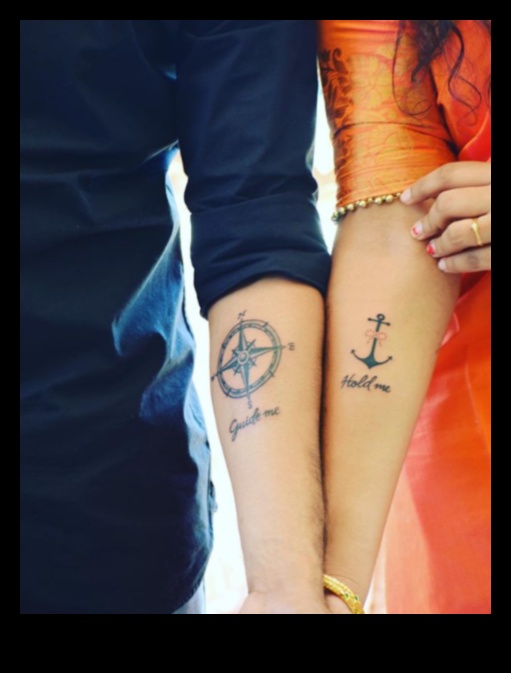 Dual Delight: pāra tetovējumi, kas svin mīlestības ceļojumu