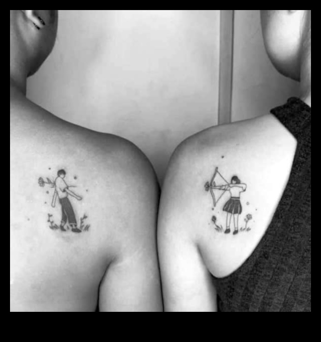 Dual Delight: pāra tetovējumi, kas svin mīlestības ceļojumu