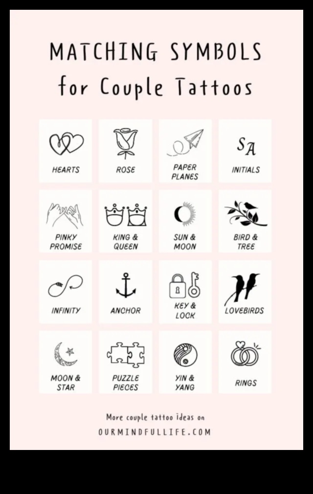 Dual Delight: pāra tetovējumi, kas svin mīlestības ceļojumu