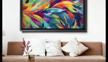 Krāsu audekls: stilīga dārza māksla katram gadalaikam